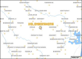 map of Volomborahona