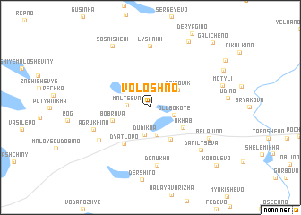 map of Voloshno