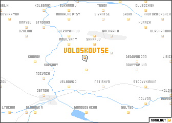 map of Voloskovtse