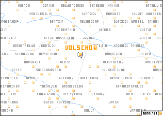 map of Völschow