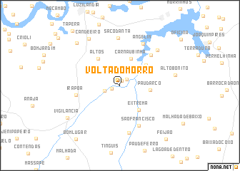 map of Volta do Morro