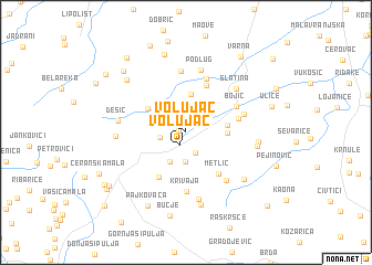 map of Volujac