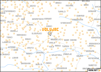 map of Volujac