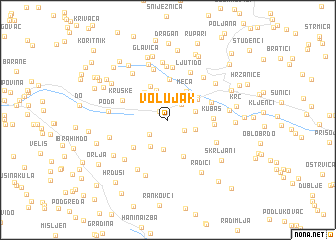 map of Volujak
