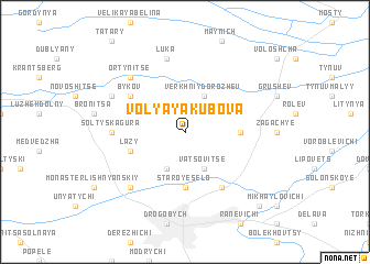 map of Volya Yakubova