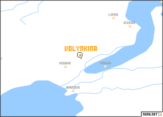 map of Volynkina