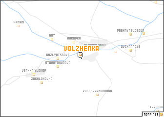 map of Volzhenka