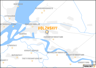 map of Volzhskiy