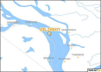 map of Volzhskiy