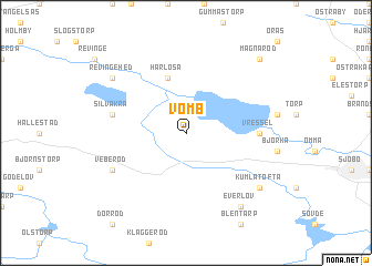map of Vomb