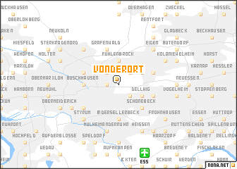 map of Vonderort