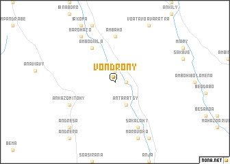 map of Vondrony