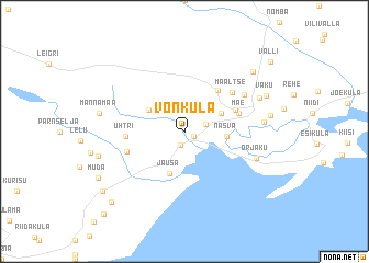 map of Võnküla