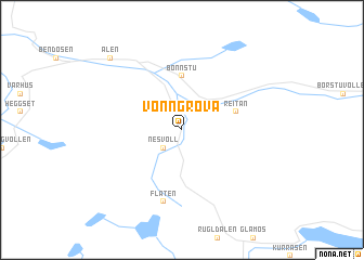 map of Vonngrova