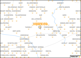map of Vooreind
