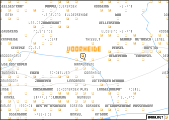 map of Voorheide