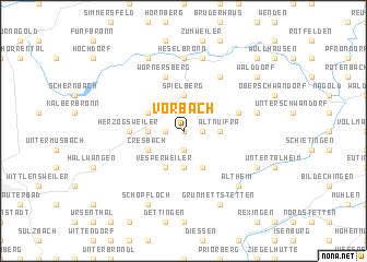 map of Vörbach