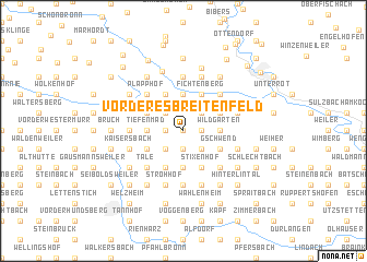 map of Vorderes Breitenfeld