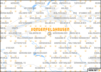 map of Vorder Feldhausen