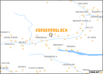 map of Vorderradlach