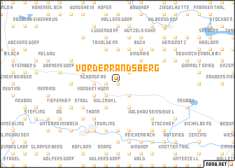 map of Vorderrandsberg