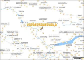 map of Vordersauerwald