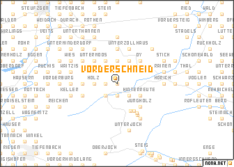 map of Vorderschneid