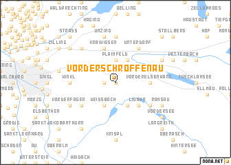 map of Vorderschroffenau