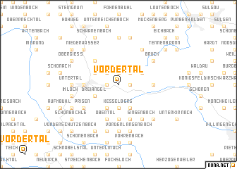 map of Vordertal