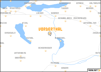 map of Vorderthal