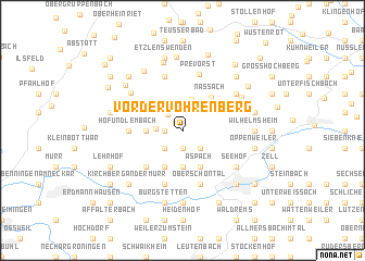 map of Vordervöhrenberg