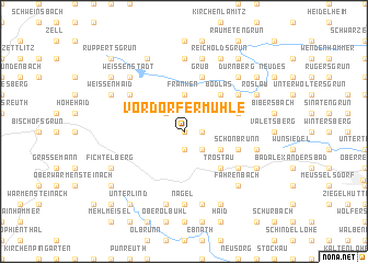 map of Vordorfermühle