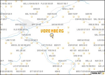 map of Voremberg