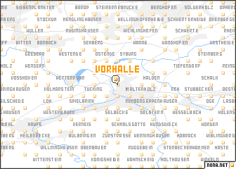 map of Vorhalle