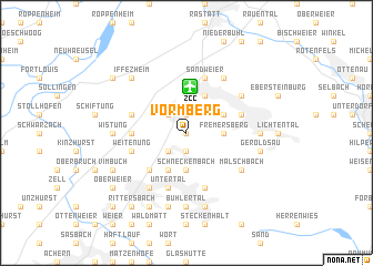 map of Vormberg