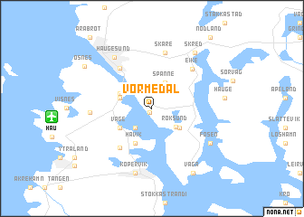 map of Vormedal