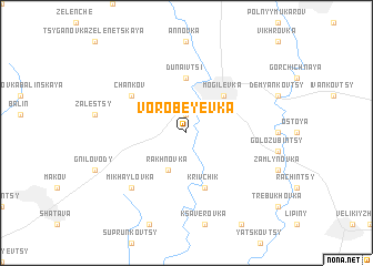 map of Vorobeyevka