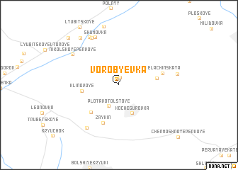 map of Vorob\