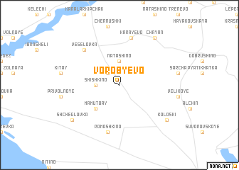 map of Vorobʼyëvo