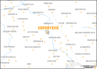 map of Vorob\