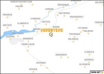 map of Vorob\