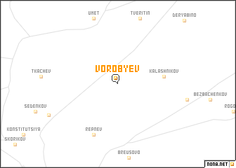 map of Vorob\