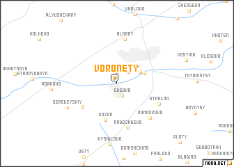 map of Voronety