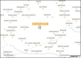 map of Voronikha