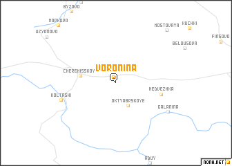 map of Voronina