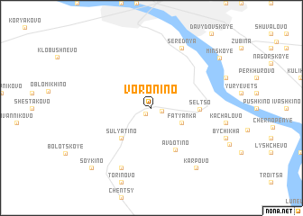 map of Voronino