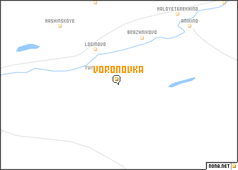 map of Voronovka