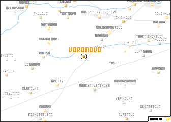 map of Voronovo