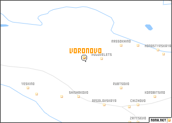 map of Voronovo
