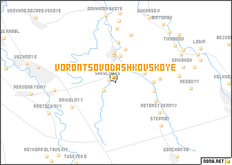 map of (( Vorontsovo-Dashkovskoye ))